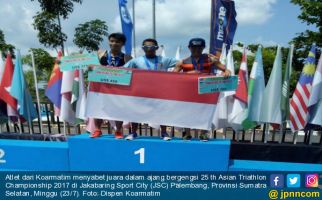 Atlet Koarmatim Juarai Asian Triathlon Championship 2017 - JPNN.com