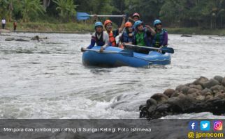 Seru, Menpora Pacu Andrenalin dengan Rafting di Sungai Kelingi - JPNN.com