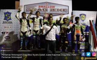 Pertamax Motorsport Drag Bike Nyaris Sabet Juara Kejurnas Drag Bike - JPNN.com