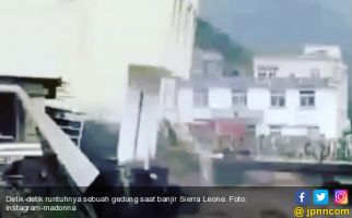 Lihat Postingan Madonna: Detik-Detik Runtuhnya Gedung saat Banjir Sierra Leone - JPNN.com