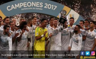 Detik-Detik Perayaan Real Madrid Juara Piala Super Spanyol - JPNN.com