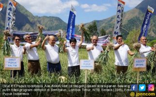 Pupuk Indonesia Genjot Semangat Petani Bawang Sembalun Lewat Demplot - JPNN.com