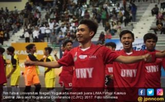 UNY Kawinkan Gelar Juara LIMA Futsal Kaskus CJYC 2017 - JPNN.com