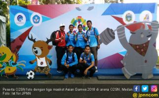 Kemenkominfo Perkenalkan Maskot Asian Games di O2SN 2017 - JPNN.com