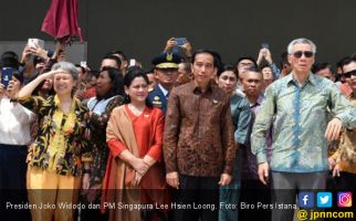 TNI AU-RSAF Pamer Kemampuan di Depan Jokowi dan PM Lee - JPNN.com