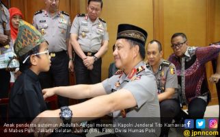 Anak Penderita Autoimun Temui Kapolri, Ceritakan Impiannya - JPNN.com