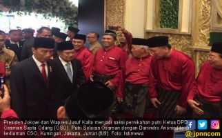 Jokowi-JK Saksi Pernikahan Putri OSO - JPNN.com