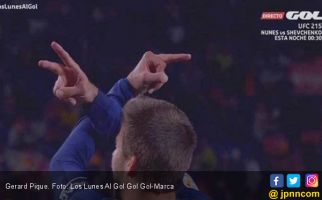 Selebrasi Gol Jari Tengah Gerard Pique, Marah sama Shakira? - JPNN.com