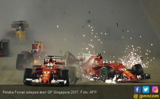 F1 GP Singapura: Petaka Buat Vettel, Berkah Bagi Hamilton - JPNN.com