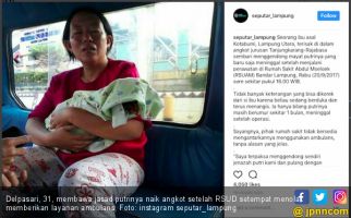 Sambil Terisak, Ibu Ini Bawa Jenazah Putrinya Naik Angkot - JPNN.com