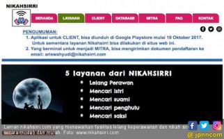 Baru Dirilis, Nikahsirri.com Langsung Gaet 2.700 Anggota - JPNN.com