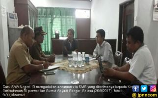 Gawat, Guru dan Kepala SMAN 13 Medan Diancam Bunuh - JPNN.com