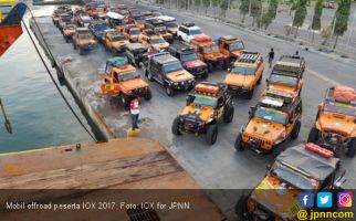 Tiba di Kendari, 75 Mobil Offroad Peserta IOX Pukau Warga - JPNN.com