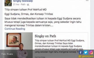 Nama Mahfud MD Dicatut untuk Menyerang Eggi Sudjana - JPNN.com