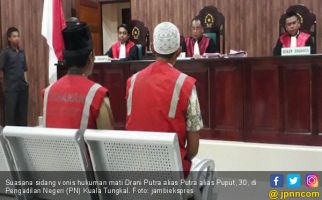 Top, Hakim Vonis Mati Kurir Narkoba Ini - JPNN.com