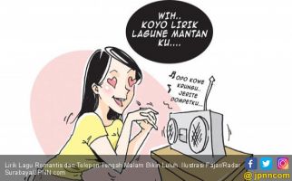 Lirik Lagu Romantis dan Telepon Tengah Malam Bikin Luluh - JPNN.com