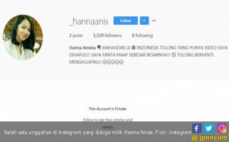 Pelaku Video Panas 'Hanna Mahasiswi' Sudah Mengakui, Tapi... - JPNN.com