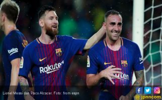 2 Gol Alcacer Antar Barcelona Menang di Laga ke-600 Messi - JPNN.com