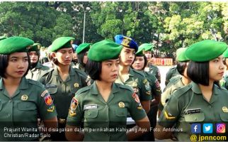 208 Wanita TNI Terlibat dalam Pernikahan Kahiyang Ayu - JPNN.com