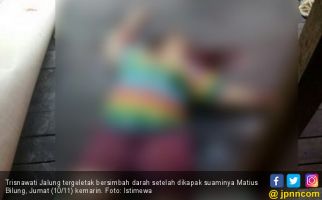 Matius Hujamkan Kapak ke Leher Istri, Banjir Darah - JPNN.com