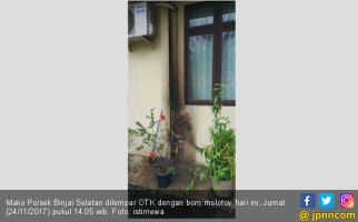 Polsek Binjai Selatan Dilempar Bom Molotov - JPNN.com