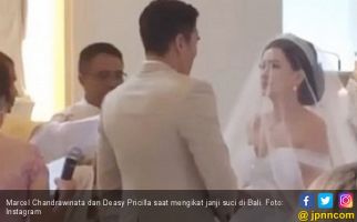 Air Mata Warnai Pernikahan Marcel Chandrawinata dan Deasy - JPNN.com