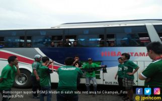 Belasan Ribu Suporter PSMS Tiba di Bandung - JPNN.com