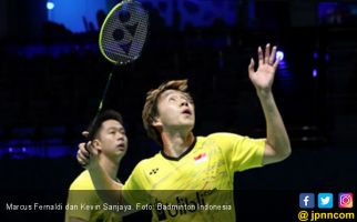 All England 2 Minggu Lagi, Bahu Marcus Fernaldi Masih Bunyi - JPNN.com