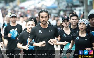 Keren, Rocker Ini Lari Maraton 55 Hari demi Tujuan Mulia - JPNN.com