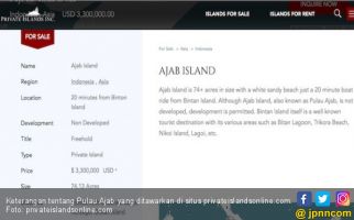 Pulau Ajab Dilego di Internet, Pak Luhut Bilang Begini - JPNN.com