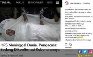 Habib Rizieq Disebut Meninggal Dunia, Tega Amat sih! - JPNN.com