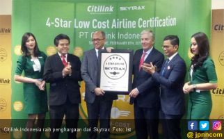 Pertama di Asia, Citilink Raih LCC Bintang 4 - JPNN.com