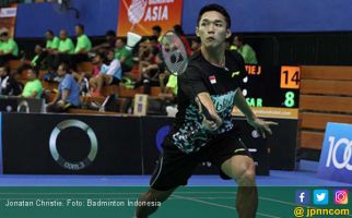 YES! Jonatan Christie Pukul Kidambi, Indonesia 1-0 India - JPNN.com