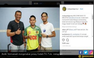 Viral, Foto Andik Berkostum Kedah FA - JPNN.com