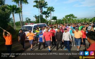 Jalan Sehat Tutup Peringatan Bulan K3 - JPNN.com