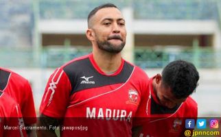 Marcel Sacramento Dicoret dari Skuat Madura United - JPNN.com