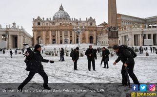 Begini Wajah Roma Usai Hujan Salju Terlebat - JPNN.com