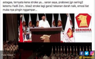 Heboh! Kabar Palsu Prabowo Tiga Kali Kena Stroke - JPNN.com