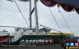 Bersandar di Papua, Kapal Greenpeace Dukung Hutan Adat - JPNN.com