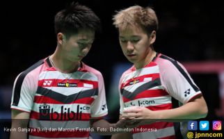 Marcus / Kevin Dipukul Nomor 23 Dunia di 4 Besar China Open - JPNN.com
