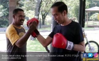 Presiden Jokowi Tinju, Pukulannya Masih Cukup Kuat, Wouw! - JPNN.com