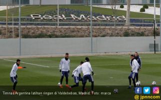 Lionel Messi Absen dalam Latihan Timnas Argentina di Madrid - JPNN.com