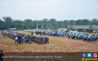 Guyubnya Suzuki GSX Community Rayakan Ultah Pertama - JPNN.com
