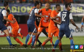 Hasil Liga I 2018: Borneo FC Menang Comeback Atas Arema FC - JPNN.com