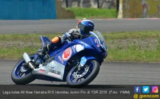 Duplikasi Galang Hendra Kuasai Kelas Yamaha R15 Junior Pro - JPNN.com