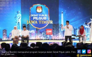 Debat Pilgub Jatim, Gus Ipul - Puti Beber Pengembangan Madin - JPNN.com