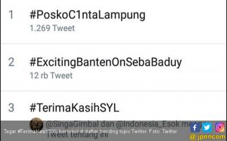 Syahrul Letakan Jabatan, #TerimaKasihSYL Trending di Twitter - JPNN.com
