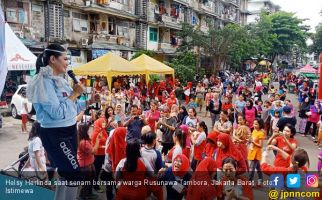 Helsy Herlinda Ajak Warga Rusunawa Tambora Jauhi Narkoba - JPNN.com