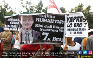 Demonstran Sebut Realisasi Janji Anies - Sandi Nol Besar - JPNN.com