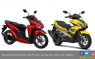 Komparasi All New Honda Vario 150 dan Yamaha Aerox 155 - JPNN.com